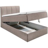MID.YOU POSTELJA BOXSPRING 120 cm x 200 cm , tekstil umazano rjava | Shoptok.si