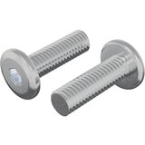 vidaXL Vijak 2 pcs srebrna 8 x 25 mm Jeklo, (5000163811) | Shoptok.si