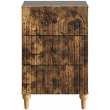  Noćni ormar Dimljeni hrast 43x 41 x 66,5 cm Konstruirano drvo | shoptok.hr