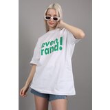 Madmext White Printed Oversize T-Shirt | shoptok.hr