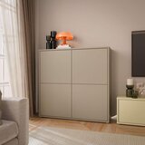 CARRYHOME Visoka Komoda Alice, Rjavosiva | Shoptok.si