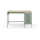 Marckeric Pisalna miza z mizno ploščo v hrastovem dekorju 60x120 cm Sayla – | Shoptok.si