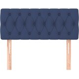  Uzglavlje plavo 90x7x78/88 cm od tkanine | shoptok.hr