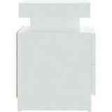 vidaXL nočna omarica bela 45x35x52 cm iverna plošča | Shoptok.si