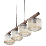  Luster na sajli SALVIA 4xE14/10W/230V braon/zadimljeno braon | Eponuda.com