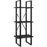 Maison Chic Knjižna omara - Knjižni regal 3-nadstropna siva 40x30x105 cm iverna plošča, (21724783) Cene