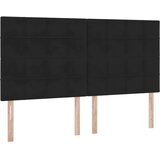  Postelja s shranjevanjem z vzmetnico Črna 180 x 200 cm Žamet, (5000100083) | Shoptok.si