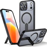  Zaštitna futrola Hybrid Armor X s MagSafe i postoljem za Samsung Galaxy S25 FE - Crna KP39677 | Shoptok.si