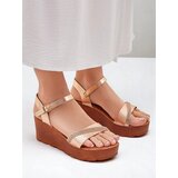 Resti Women's wedge sandals with rhinestones and glitter Aurora Glow Cijene