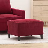 vidaXL Stolček za noge vinsko rdeč 60x50x41 cm žamet Cene