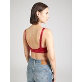Calvin Klein Grudnjak tamno crvena | shoptok.hr
