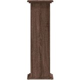 vidaXL Stalak za biljke boja hrasta 33 x 33 x 100 cm konstruirano drvo | shoptok.hr