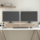  Stalak za monitor 100 x 27 x 14 cm od masivne borovine | shoptok.hr