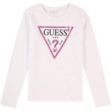 Guess Majica tamno roza / crna / prljavo bijela Cijene