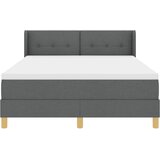  s opruga kutije Tamno siva 190 x 140 cm tkanina | shoptok.hr