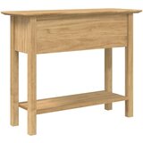  Konzolna stolica s ladicama BODO Medeno smeđa 91 x 34.7 x 74 cm - boja meda | shoptok.hr