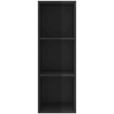  Zidni TV ormarić visoki sjaj crni 37 x 37 x 107 cm od iverice | shoptok.hr