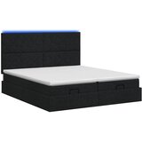  Krevet od pjene s madracem i LED-om Crna 180 x 200 cm Tkanina | shoptok.hr