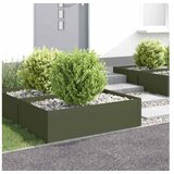 vidaXL Ograda oko Travnjaka 4 kom. 100 x 60 x 35 cm Čelik - Maslinastozelena 100 x 60 x 35 cm 4 Cijene