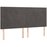  Krevet s oprugama i madracem tamnosivi 200x200 cm baršunasti | shoptok.hr
