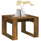 vidaXL Bočni stolić boja dimljenog hrasta 50x50x35cm konstruirano drvo | shoptok.hr