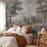  Foto tapeta - Temple on a hill - Greek architecture in subdued colours 196x140 Samoljepljiva | shoptok.hr