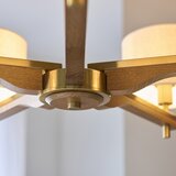  Endon 116994 - Luster na lancu HEATHCLIFF 5xE14/7W/230V mesing/jasen | Eponuda.com