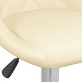  Barski stolci od umjetne kože 2 kom krem Krema | Shoptok.si