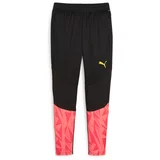 Puma Sportske hlače 'individualFINAL' žuta / ciglasto crvena / losos / crna