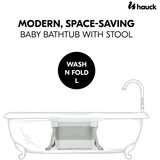 Hauck sklopiva kadica Wash N Fold L White/Sage | shoptok.hr