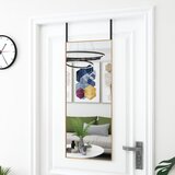  Ogledalo za vrata zlatno 40 x 100 cm od stakla i aluminija | shoptok.hr