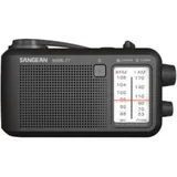 MMR-77 vanjski radio UKW (1014), MW (1018) radio za hitne slučajeve ručna obrtaljka, zaštićeno protiv prskanja, džepna svjetiljka, mogućnost punjenja crna