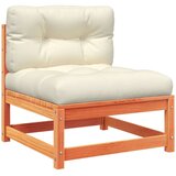 vidaXL 9-dijelni set vrtnih sofa s jastucima voštano smeđi od borovine | shoptok.hr