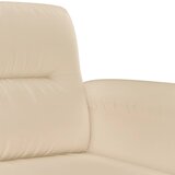  3-dijelni set sofa s jastucima krem od mikrovlakana | shoptok.hr