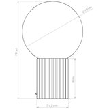 Sollux Namizna svetilka HALO bela, (5000352431) | Shoptok.si