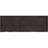 Stolna ploča tamnosmeđa 180x60x(2-6) cm obrađena masivna hrast | shoptok.hr