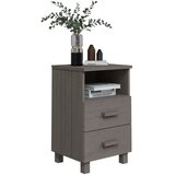  Noćni ormarići HAMAR 2 kom svjetlosivi 40x35x62 cm od borovine | Eponuda.com