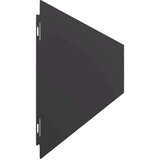 vidaXL Robniki za trato 10 kosov Črna 15x103 cm Hladno valjano jeklo | Shoptok.si