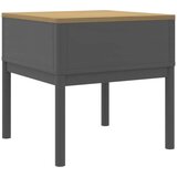  Stolić za svjetiljku FLORO sivi 55 x 55 x 54 cm od borovine | shoptok.hr