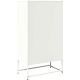 vidaXL Visoka deska Bela 68x39x123 cm Jeklo | Shoptok.si
