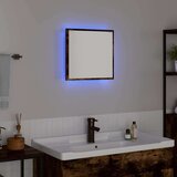  LED kupaonsko ogledalo Zidne Dimljeni hrast 40 x 37 x 8.5 cm | Eponuda.com