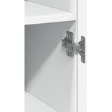  Visoka komoda bijela 45x42,5x185 cm od konstruiranog drva | Eponuda.com