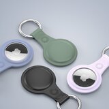 Dux ducis set 4 kosi silikonski gibljivi ovitek za ključe Apple AirTag (črna / zelena / roza / modra) | Shoptok.si
