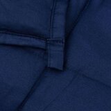  Teška deka plava 120 x 180 cm 5 kg od tkanine | shoptok.hr