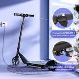 ISINWHEEL S2 (črna) otroški električni skuter z nastavljivo višino, motor 150W, 18V 2,6Ah, doseg 9km, največja hitrost 16Km/h, opremljen s 5-palčnimi pnevmatikami, (21732742) Cene