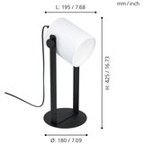 Eglo 43428 - Stona lampa HORNWOOD 1 1xE27/28W/230V | Eponuda.com