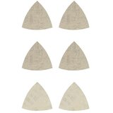 CRAFTOMAT Set brusilnih mrež C 7009 (Zrnavost: 80 - 180, 93 x 93 mm, 6 kos) | Shoptok.si