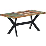  Blagovaonski stol od masivnog obnovljenog drva 160 x 80 x 75 cm | Shoptok.si