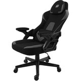 BIT FORCE THOR L-2D igraća stolica s potpornim jastučićima, PU koža, 2D naslon za ruke, nosivost 130kg, crno/siva | shoptok.hr