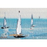  Naslikana slika na platnu ladje 1-delna YOBCFABC001 - 70x70 cm () | shoptok.hr